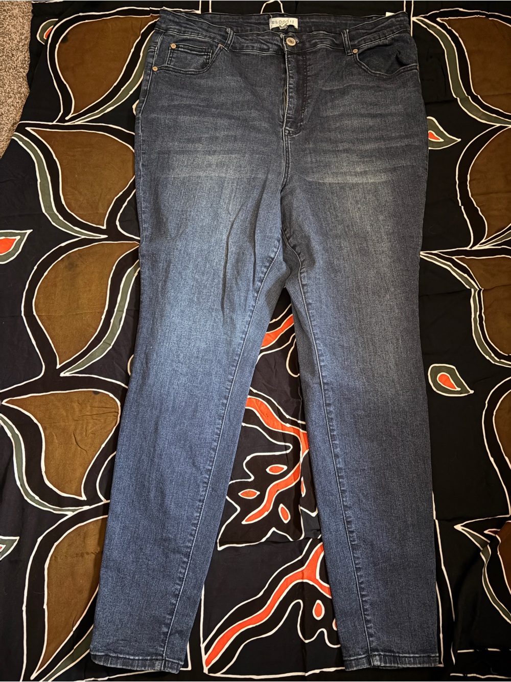 Eloquii Dark Blue Skinny Jeans